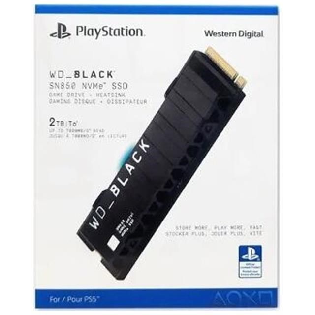 WD 威騰 【南紡購物中心】 _BLACK SN850P 2TB 2T M.2 NVMe PCIe SSD OFFICIALLY LICENSED FOR PS5 -公司貨