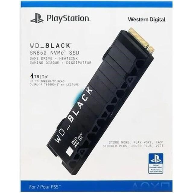 WD 威騰 【南紡購物中心】 _BLACK SN850P 4TB 4T M.2 NVMe PCIe SSD OFFICIALLY LICENSED FOR PS5 -公司貨