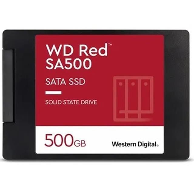 WD 威騰 【南紡購物中心】 WD RED 紅標 SA500 500GB 500G NAS 2.5吋 SSD 固態硬碟 WDS500G1R0A -威騰公司貨