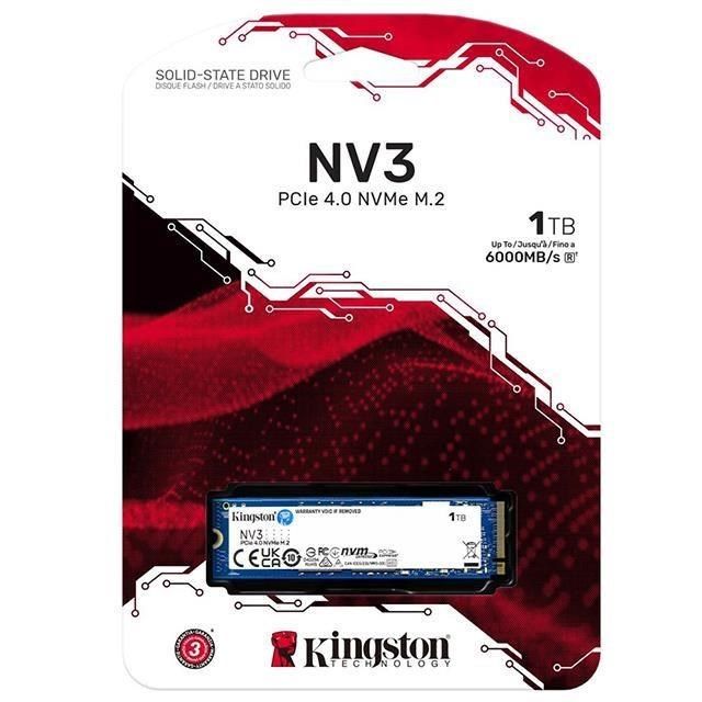 Kingston 金士頓 Kingston_金士頓<br /> NV3 1TB M.2 2280 Nvme PCIE 4 SSD