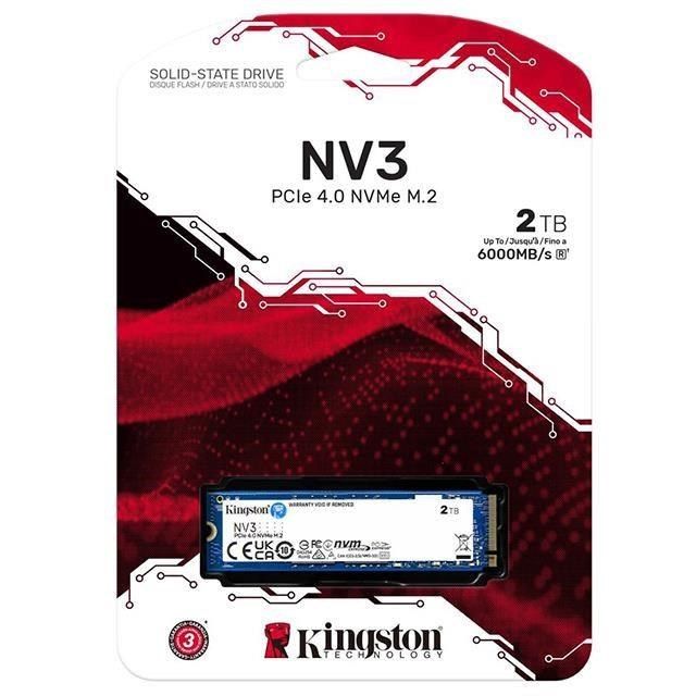 Kingston 金士頓 Kingston_金士頓<br /> NV3 2TB M.2 2280 Nvme PCIE 4 SSD