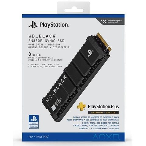 WD 威騰 WD_BLACK SN850P 8TB 8T M.2 NVMe PCIe SSD FOR PS5