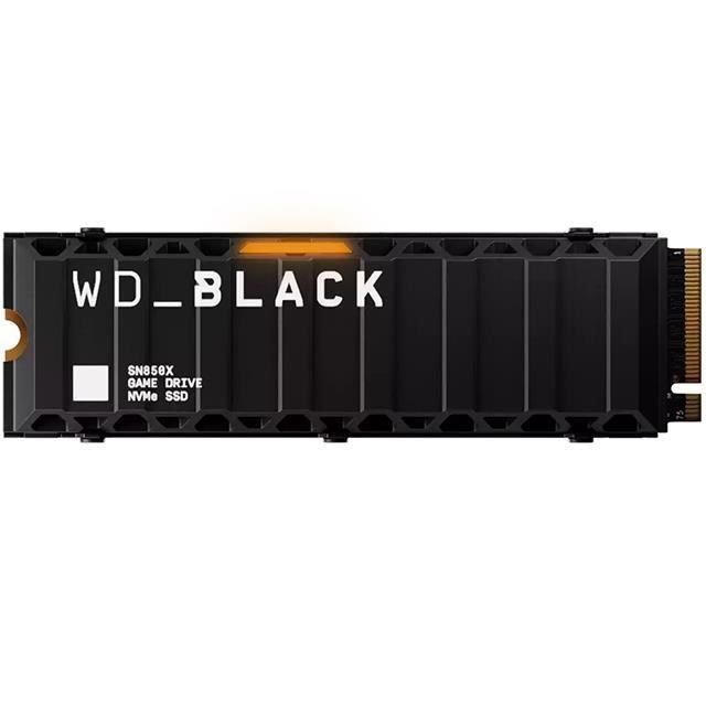 WD 威騰 BLACK SN850X 8TB 配散熱片 M.2 NVMe PCIe Gen4 7200MB/s SSD