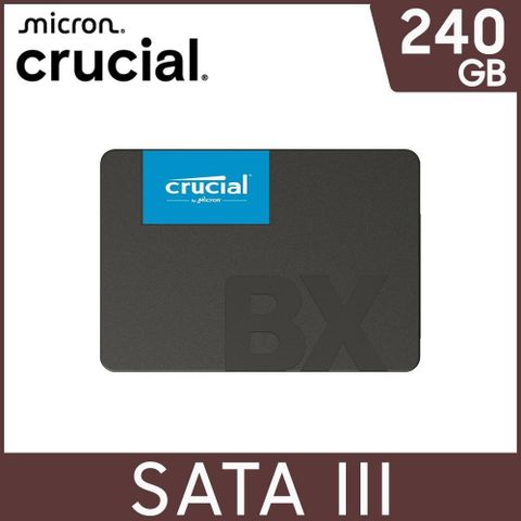 Micron 美光 Crucial BX500 240GB SATA 固態硬碟