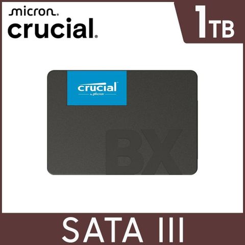 Micron 美光 Crucial BX500 1TB SATA 固態硬碟