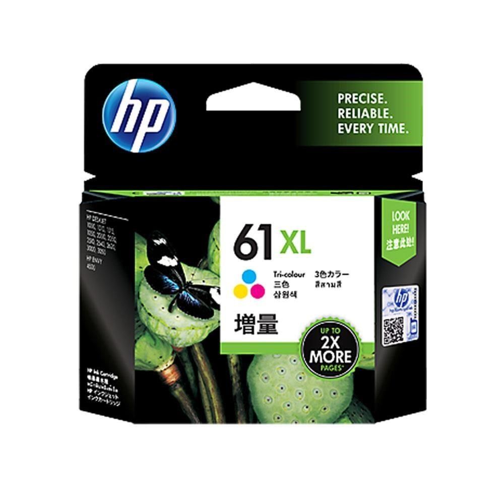 HP 惠普 【南紡購物中心】 【優惠】 CH564WA 61XL 高容量 原廠彩色墨水匣 適用DJ1000/2000/3000系列/ENVY 4500/5530/OJ2620/4630