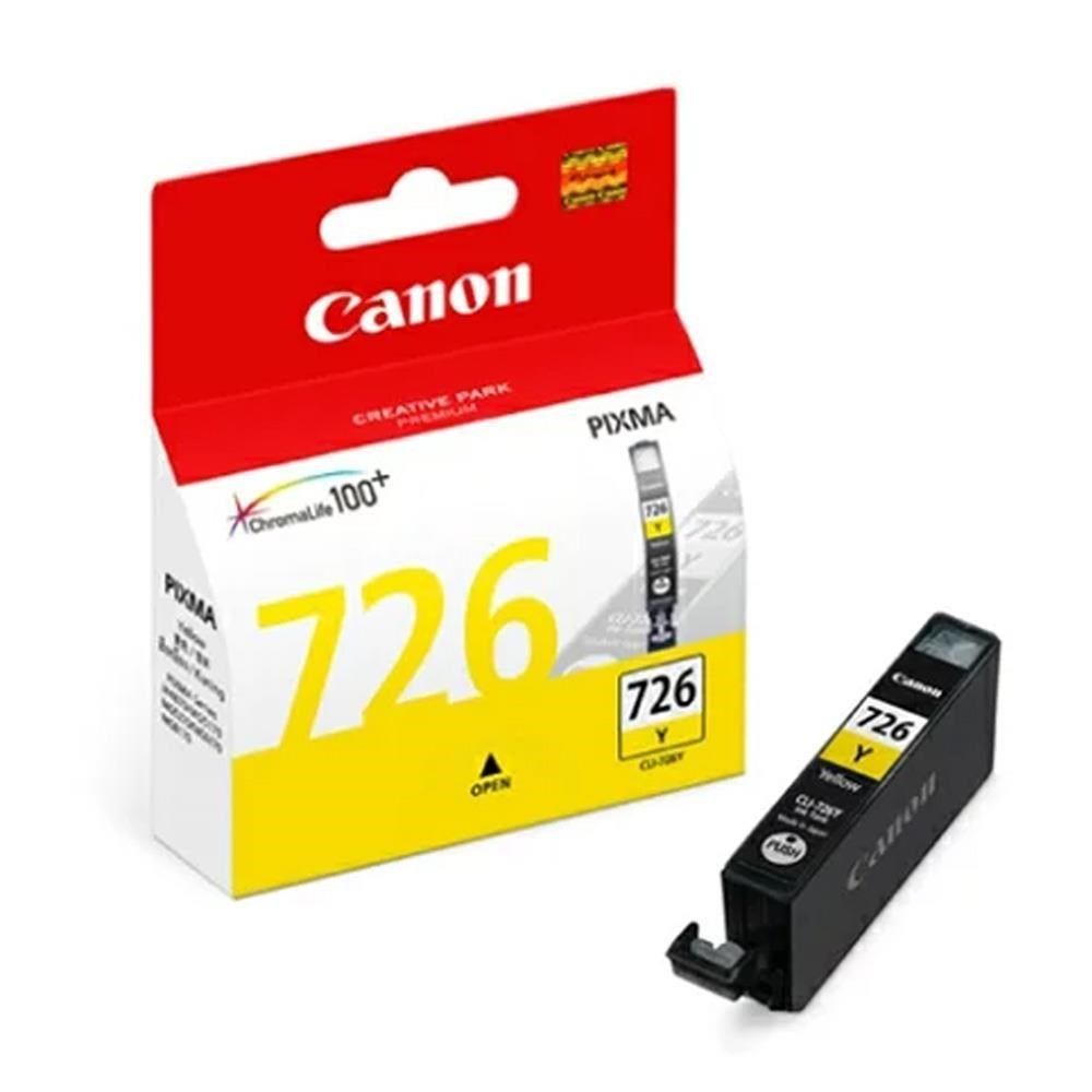 FUJIFILM 富士 【南紡購物中心】 CANON CLI-726Y 原廠黃色墨水匣適用 IP4870/MG5270/MG5370/MG6170/MG6270/MX897