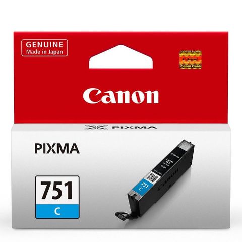 【南紡購物中心】CANON CLI-751C 原廠藍色墨水匣適用 IP7270/IX6770/IP8770/MG5470/MG5570/MG5670/MG6370/MG7170/MG7570/MX727/MX927