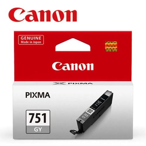【南紡購物中心】CANON CLI-751GY 原廠灰色墨水匣適用 iP8770、MG6370、MG7170、MG7570