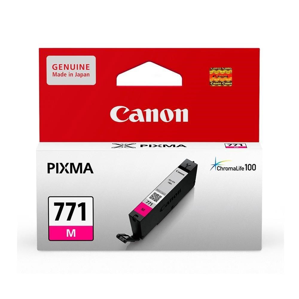 Canon 佳能 【南紡購物中心】  CLI-771 M 紅色 原廠墨水匣適用 MG5770MG6870MG7770TS5070TS6070TS8070