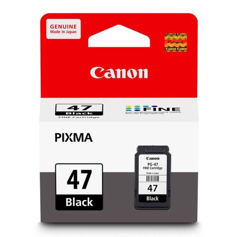 【南紡購物中心】CANON PG-47 原廠黑色墨水適用 CANON PIXMA E400