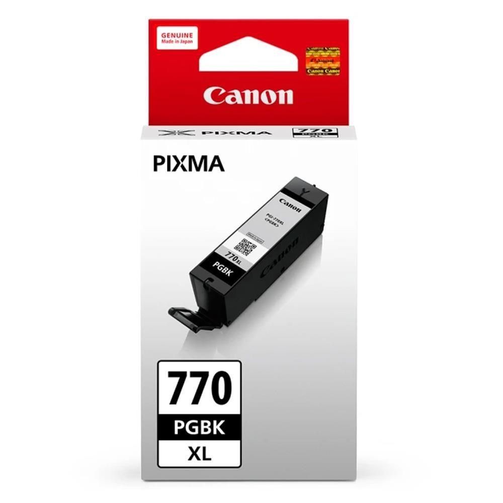 Canon 佳能 【南紡購物中心】  PGI-770XL PGBK 黑色高容量 原廠墨水匣適用MG5770MG6870MG7770TS5070TS6070TS8070 