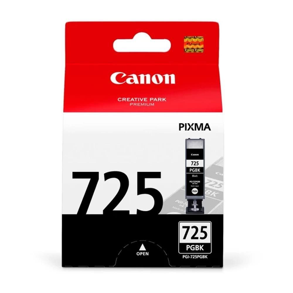 Canon 佳能 【南紡購物中心】  PGI-725 BK 黑色 原廠墨水匣適用 ip4870/MG5270/MG5370/MG6170/MG6270/MX897