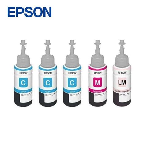 【南紡購物中心】 EPSON T673 真空包裝 原廠墨水 3藍 1紅 1淡紅 適用 L800 L805 L1800