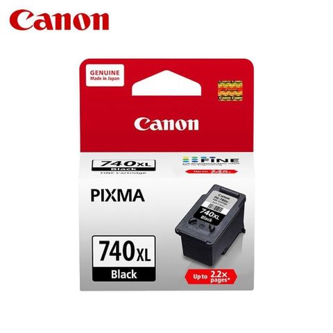 Canon 佳能 【南紡購物中心】  PG-740XL 原廠黑色高容量墨水匣 PG740XL 適 MG3670 MG2170 MG3170