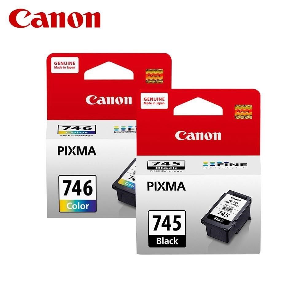 Canon 佳能 【南紡購物中心】 PG-745 CL-746 原廠高容量墨水匣 1黑1彩 PG745 CL746