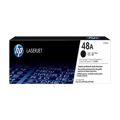 HP 惠普 【南紡購物中心】  48A 黑色原廠碳粉匣 CF248A 適用 LaserJet Pro M15w/M28w