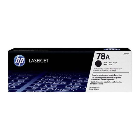 HP 惠普 【南紡購物中心】  78A 黑色原廠碳粉匣 CE278A 適用 LaserJet M1536dnf/P1606dn/P1566