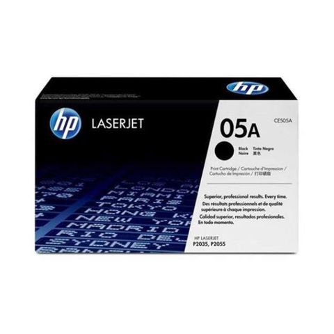 HP 惠普 【南紡購物中心】  05A 黑色原廠碳粉匣 CE505A 適用 LaserJet P2035/P2055