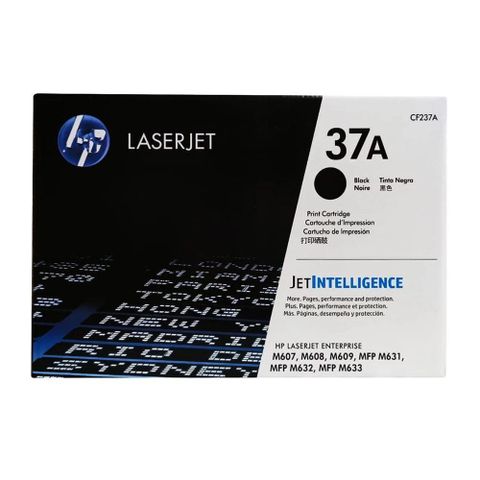 HP 惠普 【南紡購物中心】  37A 黑色原廠碳粉匣 CF237A 適用 LaserJet M608/M609/M631/M632