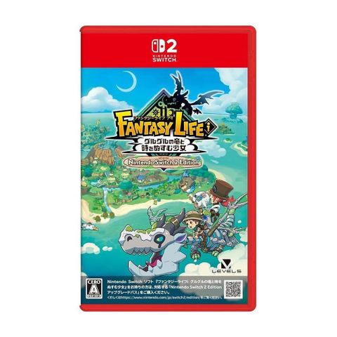 【Nintendo 任天堂】Switch2 NS2 奇幻生活i 轉圈圈的龍和偷取時間的少女 國際版