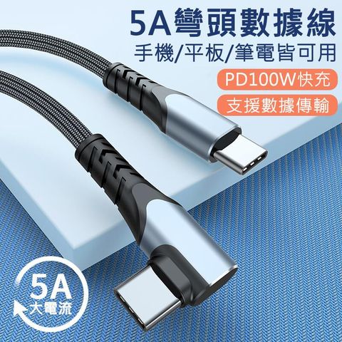 300公分 PD100W快充線 5A大電流 雙Type-C充電線 傳輸線 快充線