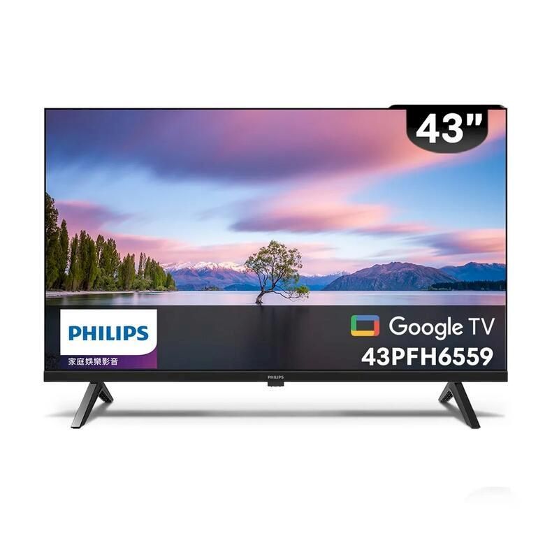  【Philips 飛利浦】43型 Google TV 智慧顯示器 43PFH6559