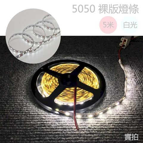 LED燈條 5050晶片 5米300顆燈(附3M背膠) 裸條 多色【室內裝潢燈條】JOYA燈飾