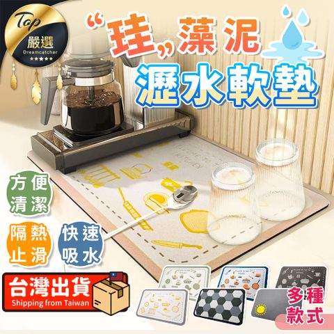 【快速吸水反滲透】珪藻泥吸水軟墊 珪藻泥墊 吸水墊 HNDDB1