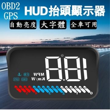 【雙系統 HUD 抬頭顯示器】老車可用 GPS + OBD TKM7