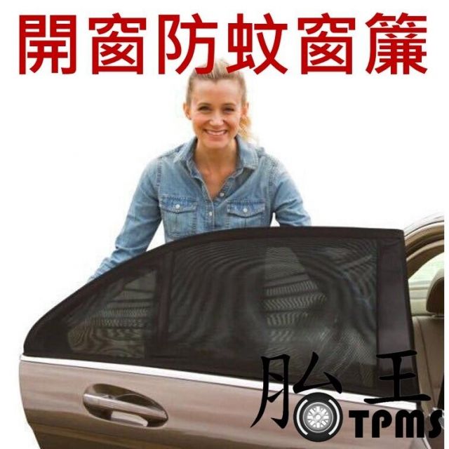  【透氣防蚊車窗簾(兩入裝)】車用透氣網