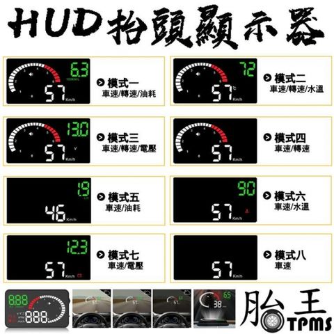 【抬頭顯示器】OBD HUD 水溫 轉速 電壓  TKX6