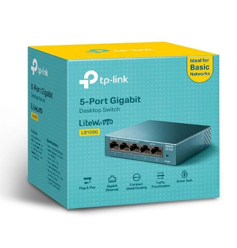  TP-Link LS105G 5埠 鐵殼 Gigabit埠 網路交換器 交換器