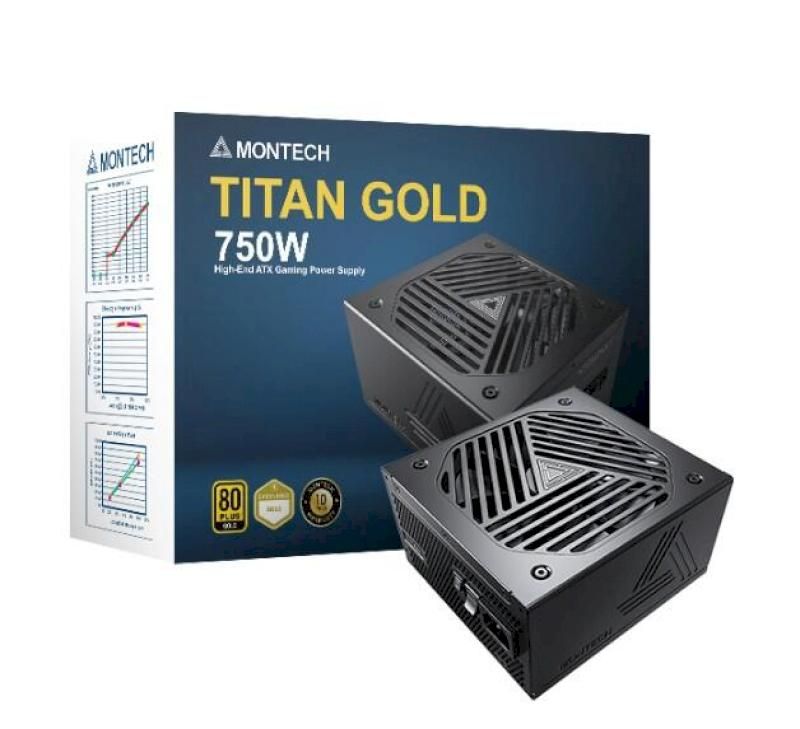  Montech TITAN GOLD 750W 全模 金牌 電源供應器