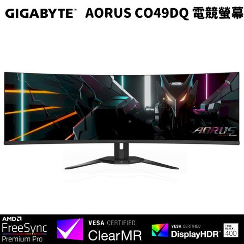 Gigabyte 技嘉 AORUS CO49DQ 49型 電競螢幕顯示器 (144Hz/0.03ms/OLED )