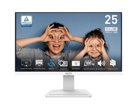 MSI 微星 Pro MP253W 25吋 螢幕 白色 IPS 顯示器 100hz 電腦螢幕 