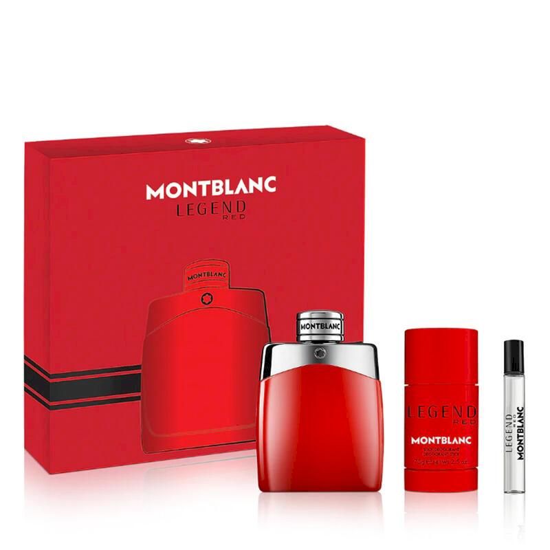  MONTBLANC 萬寶龍 傳奇烈紅香氛禮盒 (100ml+7.5ml+體香膏)