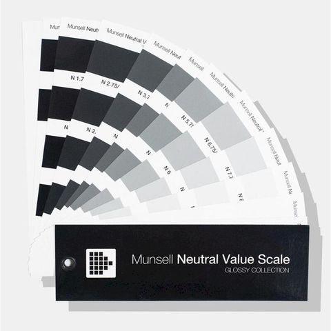 【Munsell】孟賽爾明度精選色卡 /本