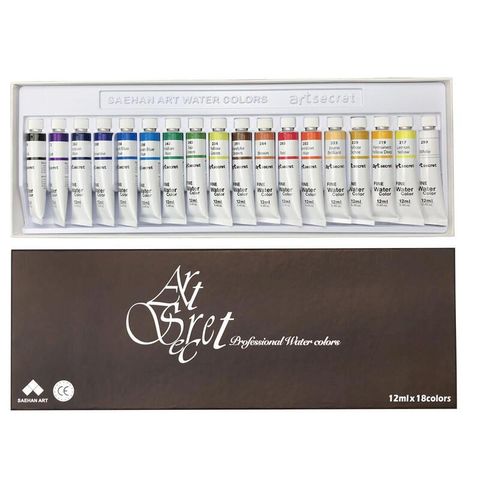  【Art Secret】藝術家 秘密 透明 水彩 12ml 18色 / 組 B021218B_2組/組