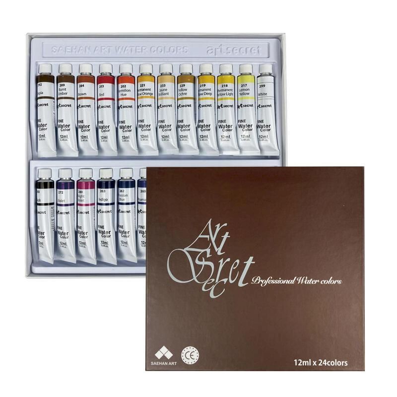  【Art Secret】藝術家 秘密 透明 水彩 12ml 24色 / 組 B021224B