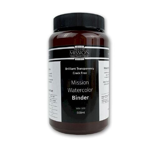 【Mission】水彩 顏料 黏合劑 500ml / 瓶 MWM-500_2瓶/組