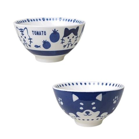 【日本SHINA CASA】柴犬/貓咪茶碗 飯碗 湯碗 餐具 餐碗