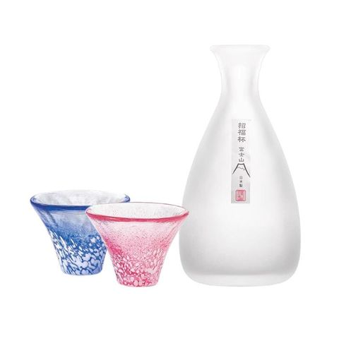 【日本 東洋佐佐木 TOYO-SASAKI Glass 】 富士山 招福 清酒杯 禮盒