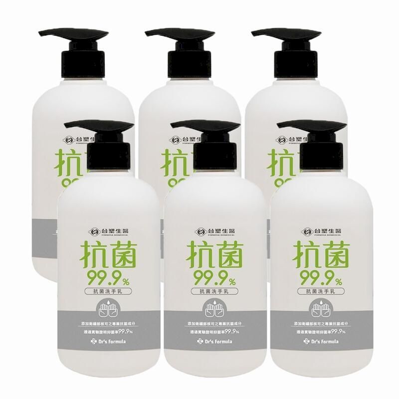  《台塑生醫》Dr's Formula抗菌洗手乳500g (12入)
