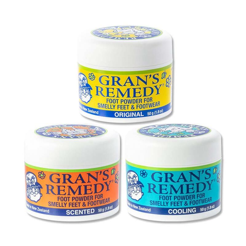  (5罐)紐西蘭Gran's Remedy老奶奶-長效淨味清爽除臭鞋粉50g/罐