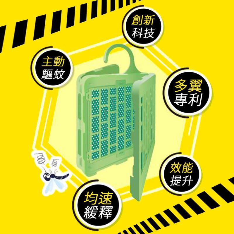 主動驅蚊創新科技均速緩釋效能提升多翼專利