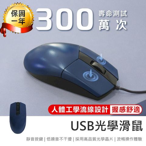【KINYO】USB光學滑鼠 KM-507【AB1619】