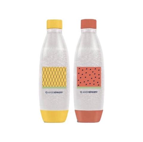 Sodastream 水滴型專用水瓶1L 2入(熱帶水果)