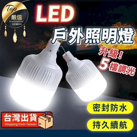 【多段調節 照明長達8小時 小款】LED照明燈 戶外照明燈 USB燈 萬用緊急照明燈 便攜露營燈 HNLC71
