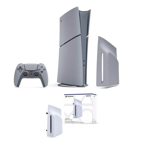 PlayStation PS5 Slim 數位版 30週年限量版組合+PS5光碟機+指定遊戲片單